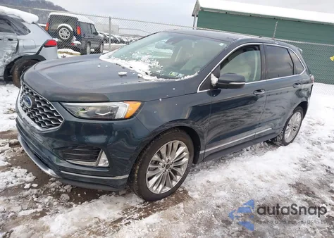 2024 Ford Edge Titanium из США, поврежденный, VIN 2FMPK4K92RBA44441